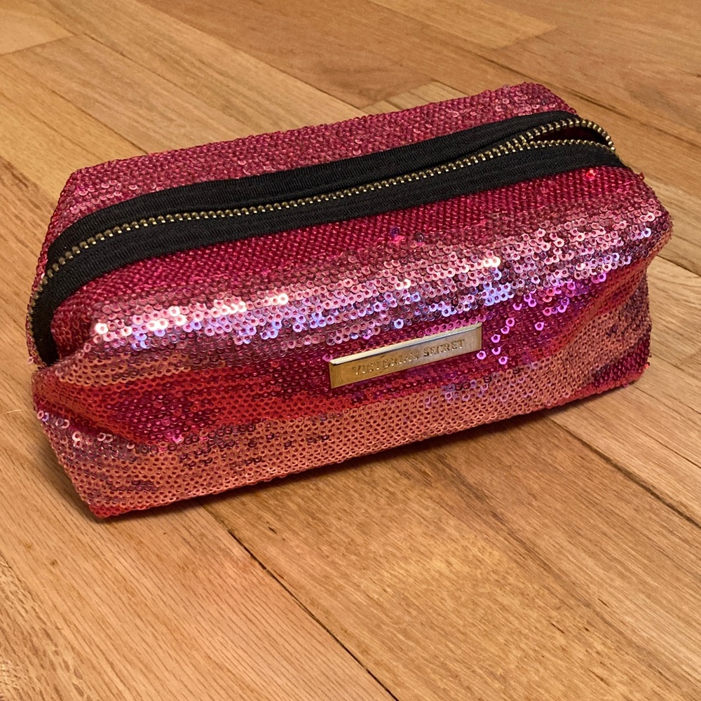 Victoria Secret Sequin Cosmetic Bag